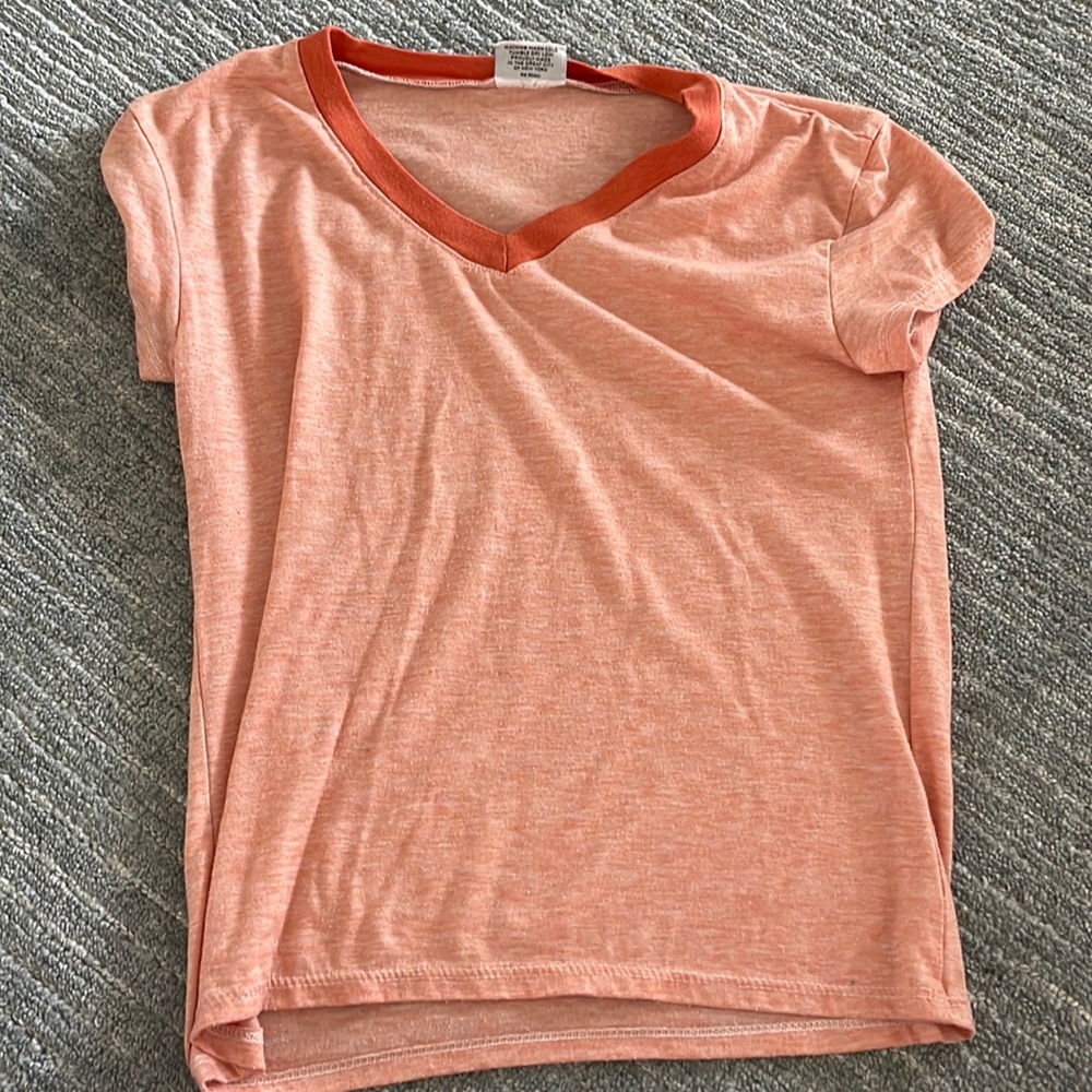 Orange / Coral V-neck firehouse T-Shirt !